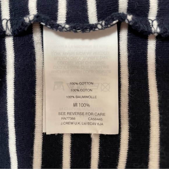 J. Crew Turtleneck Striped Cotton Sweater - Picture 5 of 11